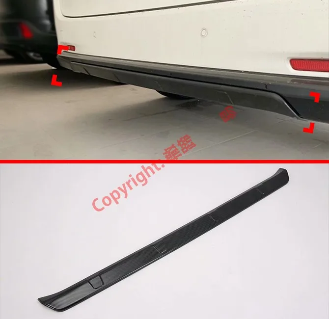 Накладка на задний бампер из углеродного волокна для Toyota Alphard Vellfire AH30 2020 |