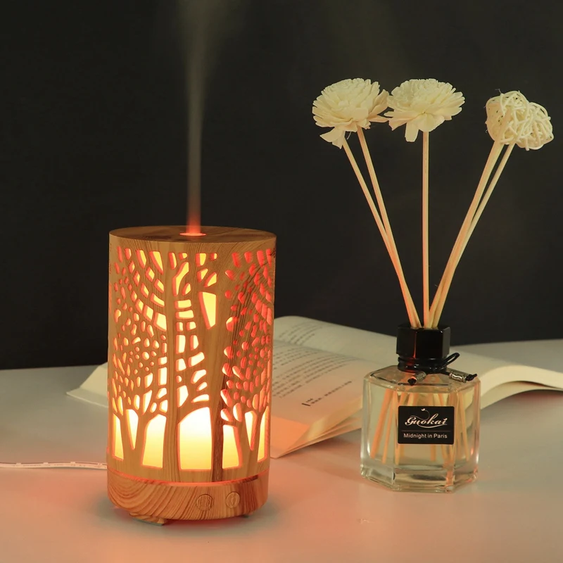 7 Color Led Night Light Air Ultrasonic Humidifier Usb Charging Aromatherapy Essential Oil Aroma Diffuser For Home Uk Plug | Бытовая