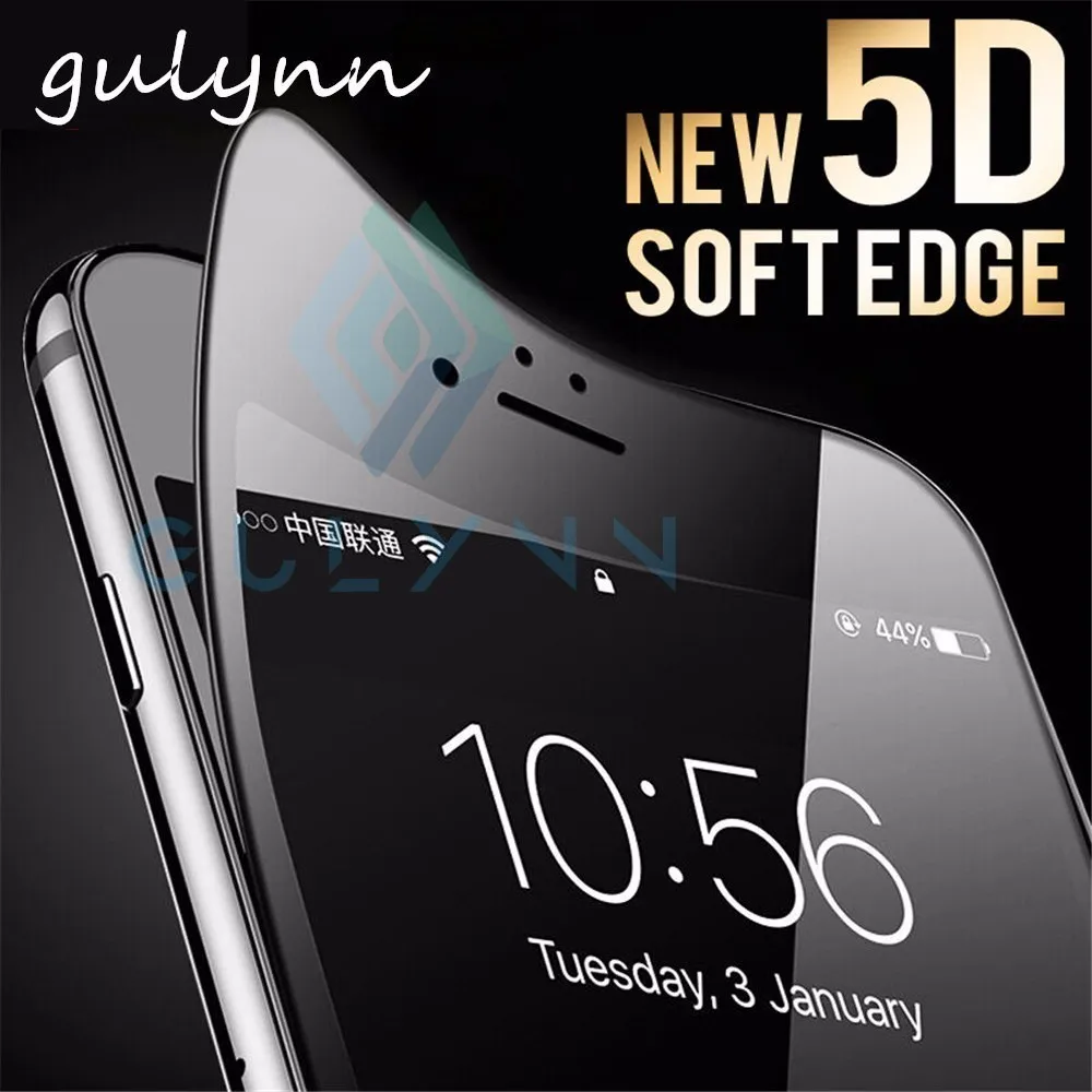 5D полноэкранное Защитное стекло для iPhone 6 6S 7 8 Plus закаленное 6s X XS 10 защитная