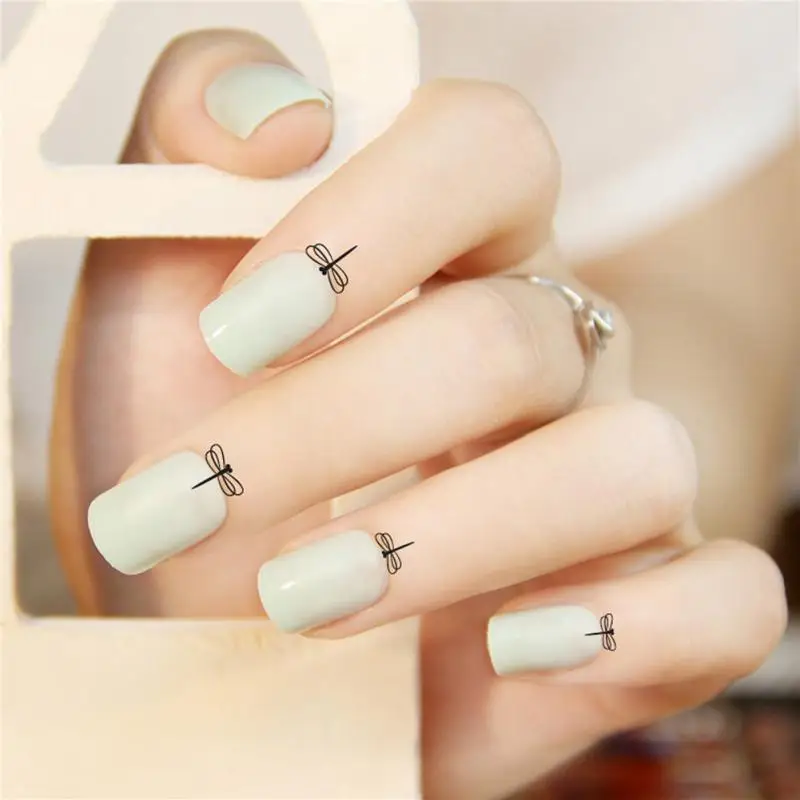 4 типа кутикула ноготь Искусство ожерелье тиара стиль Временная татуировка