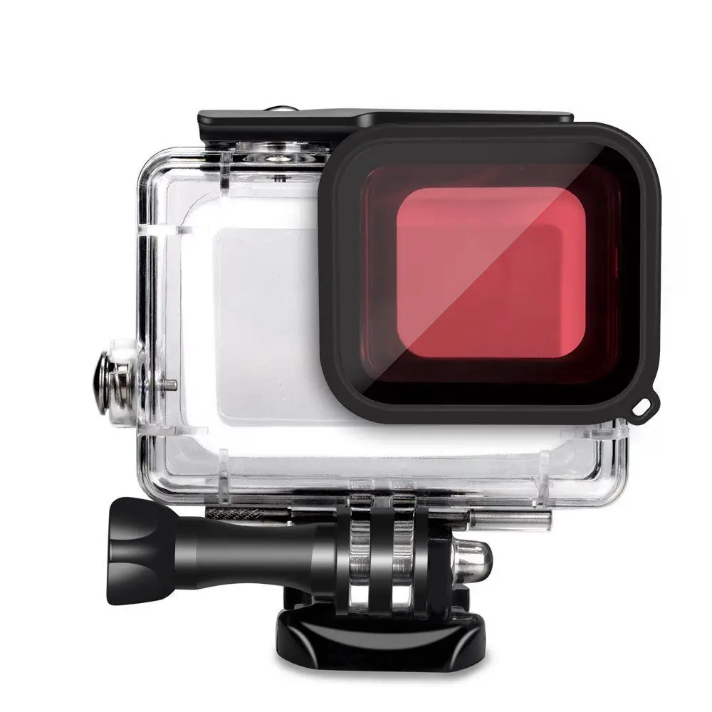 Корпус для дайвинга с красным фильтром Gopro HERO (2018) HERO5 Black GoPro HERO6 Black|Чехлы
