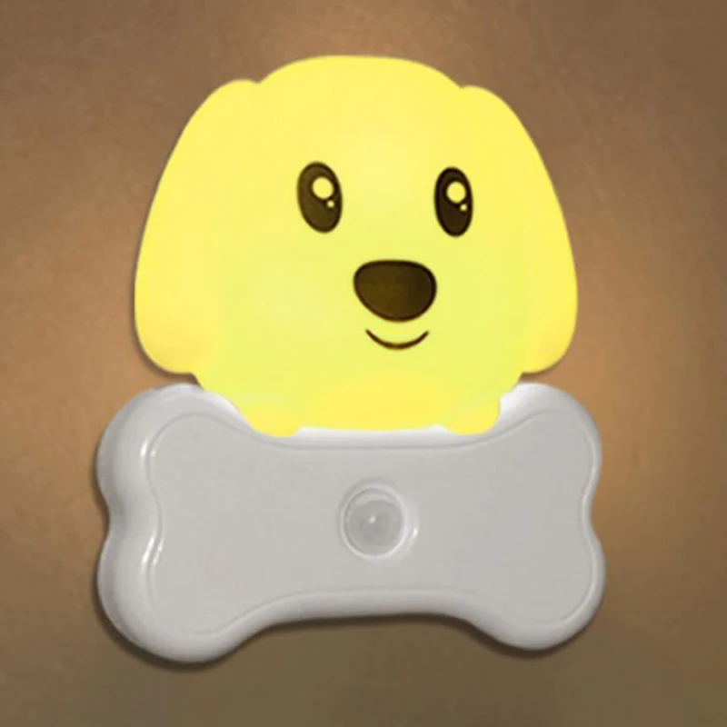 Led Motion Sensor Night Light Dog Shape Usb Plug Activated Nightlight For Bedroom Office Tb Sale | Лампы и освещение