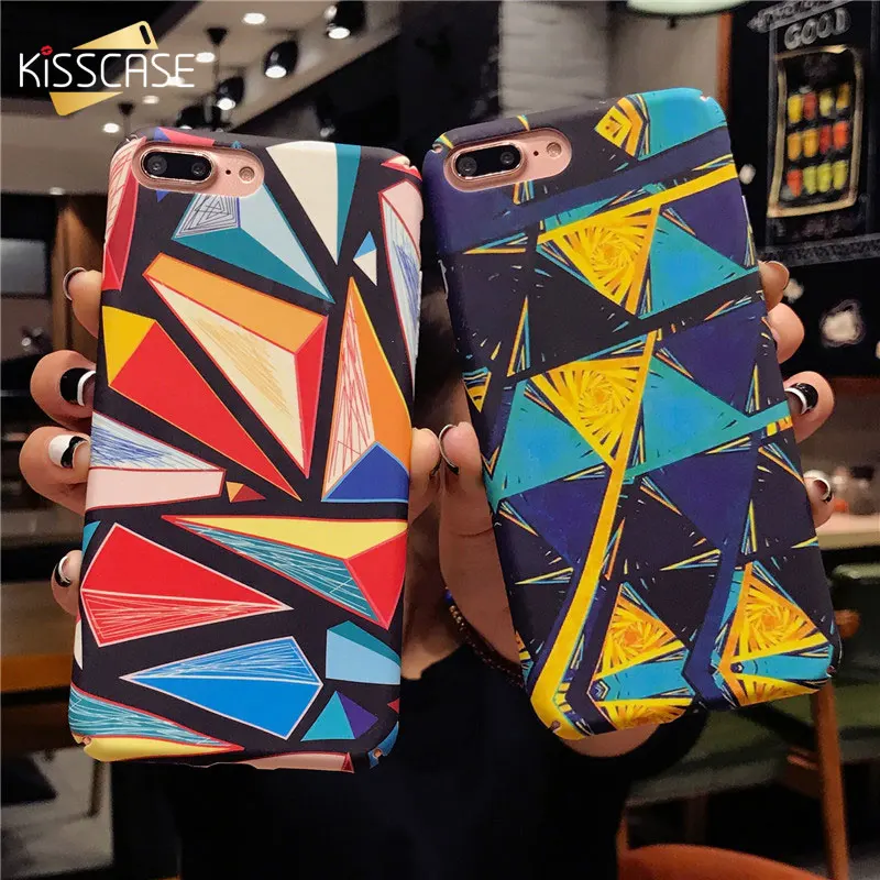 KISSCASE Модный чехол для телефона iPhone X XR XS Max ультра тонкий крутой Жесткий Чехол 7 8 6 6S