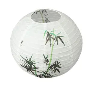 30 см абажур бумажный фонарь освещение в восточном стиле украшения китайский, бамбук
