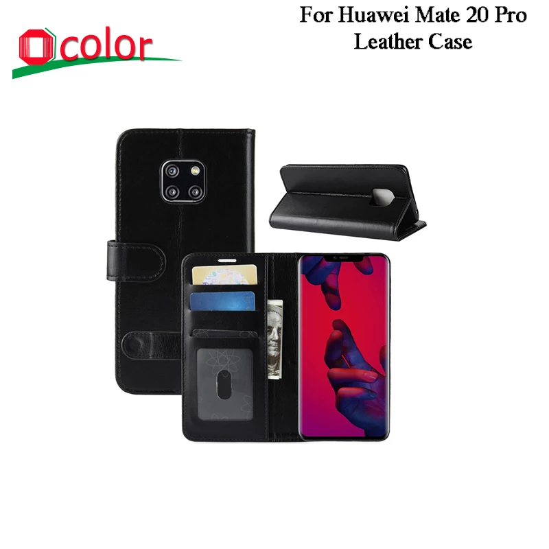 Ocolor для huawei mate 20 Pro PU кожаный чехол четыре цвета 6 39 ''нескользящий флип бумажник