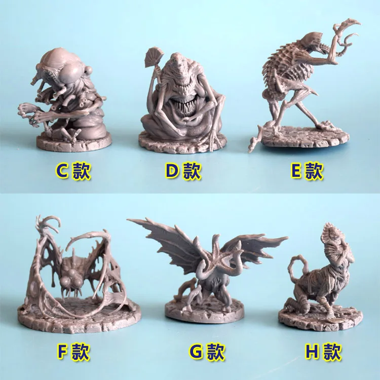 1/72 масштабная модель дракон и подземелье серия Cthulhu Wars ролевые игры DND миниатюрные фигурки из смолы DIY игрушки хобби Инструменты