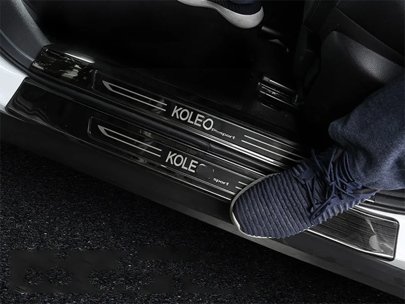 

Car Scuff Plate Door Sill Trim Welcome Pedal Stainless Steel Car Styling For Renault Koleos 2017 2018