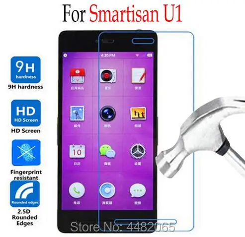 Переднее ультратонкое закаленное стекло Smartisan U1 для YQ601 защитная пленка экрана