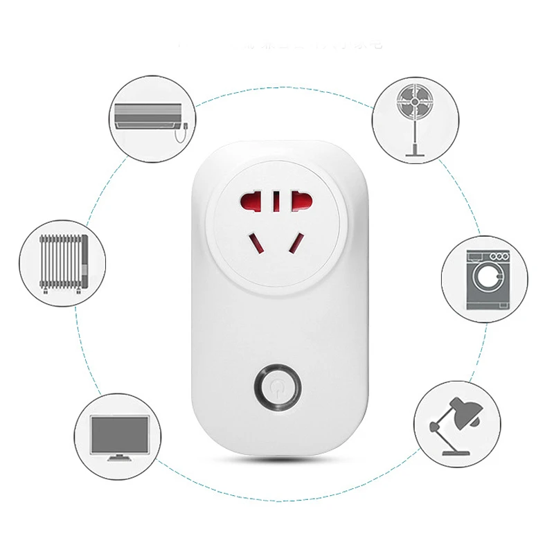 Базовая Wi Fi умная розетка беспроводной штекер умный дом переключатель питания