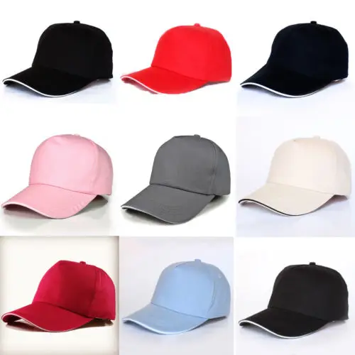 

Unisex 2019 Fashion Solid Baseball Caps New Adjustable Men Women Snapback Hat Hip-Hop Bboy Caps Now