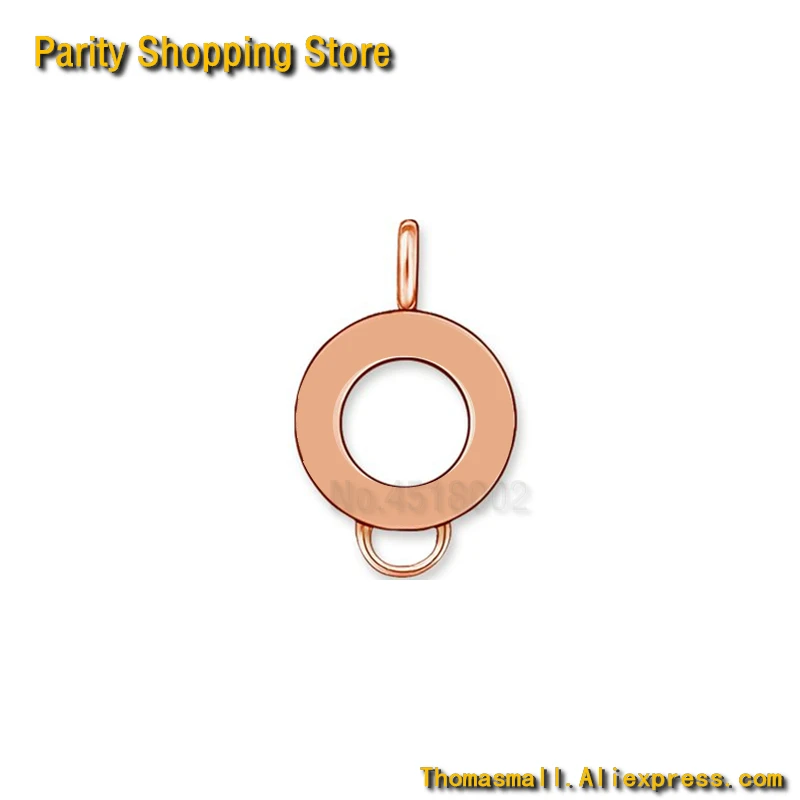 

ThomasCR1144 Rose Gold Plated Carrier Style CHARM Good Jewelry For Men And Women,2015 Ts Gift In 925 Sterling silver