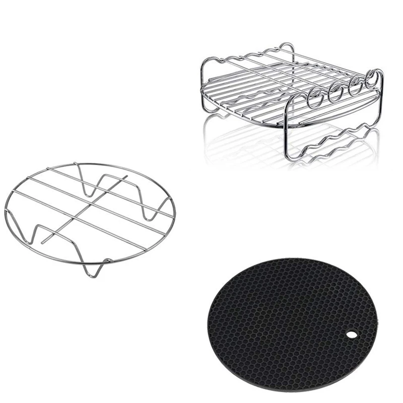 Air Fryer Accessories and Fit for all 3.7QT-5.3QT-5.8QT Set of 5-7 inch | Бытовая техника
