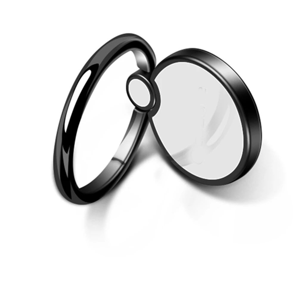 Телефон кольцо держатель палец Kickstand 360 градусов вращения металлическое