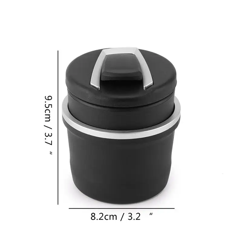 Car Cigarette Ashtray with Detachable Storange Box Blue LED Light Cover for BMW Cylinder Cup Holder Smokeless |