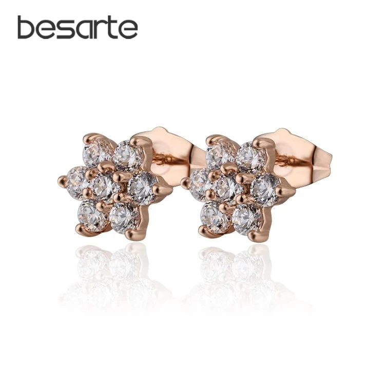 

Crystal Earings Gold Stud Earrings For Women Boucle D'oreille Bijoux Femme Star Brinco Kolczyki Oorbellen Jewelry Ohrring E3102