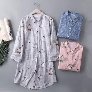 Ночная сорочка женская, хлопок, цвет в ассортименте, M L XL XXL, 2 шткомплект