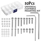 Набор для монтажа картриджей, универсальный поворотный круг, болты, гайки, набор болтов из нержавеющей стали с чехлом, 50 шт.