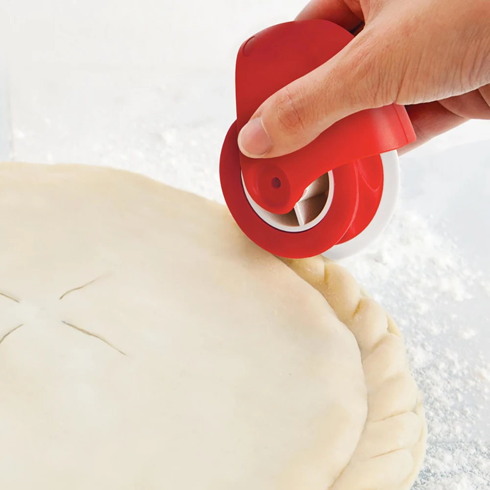 Pastry Pie Decor Cutter Plastic Wheel Roller Noodle Maker Dough Tool Kitchen DIY Cutting Tools | Дом и сад