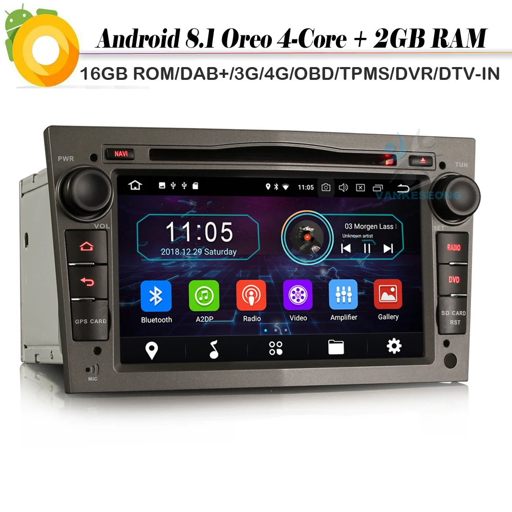 Автомобильный GPS навигатор Android 8 1 DAB + навигация Wi Fi 4G DVR для OPEL Vauxhall Corsa C/D Vectra Zafira