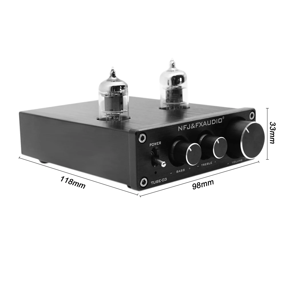 FX-аудиотрубка-03 80 Вт Bile Preamp 6j1 электронная лампа цифровой HiFi усилитель тройной и
