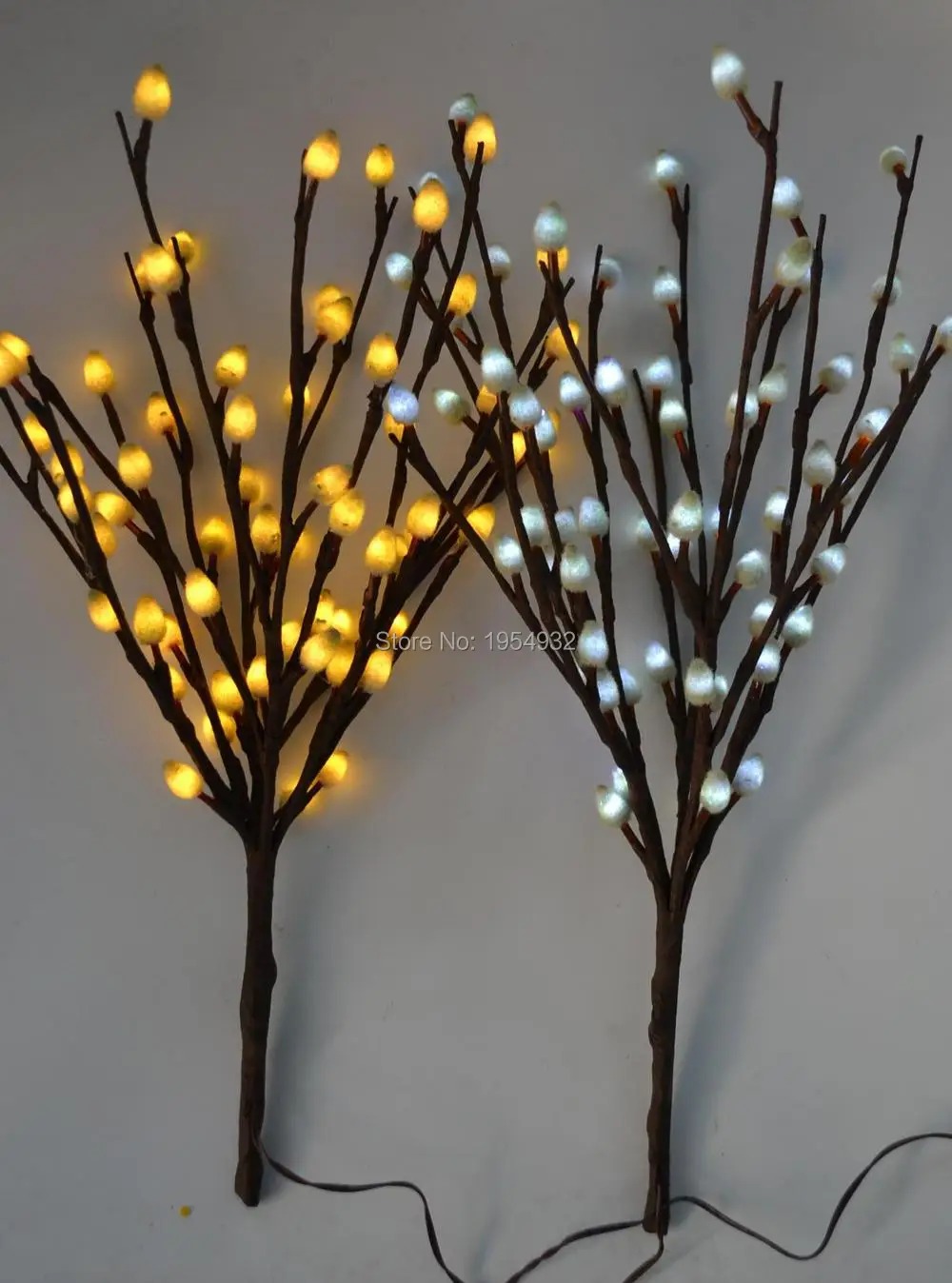 Бесплатная доставка киска ива ветка свет 20 &quot60LED вверх весна рождество дом