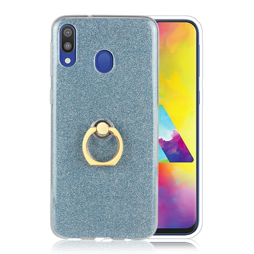 Для LG Q8 Q7 Q6 флэш кольцо чехол для телефона со стразами мобильного кольцевой soft shell