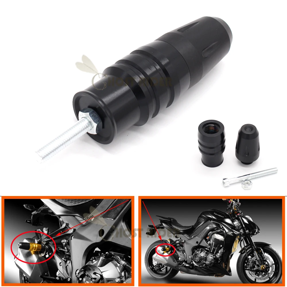 Для Kawasaki Z800 Z250 Z300 Ninja 250 300 мотоциклетные ЧПУ черные алюминиевые аварийные колодки