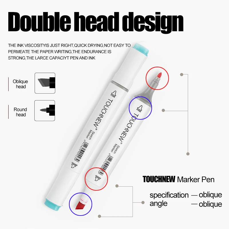 TOUCHNEW Copic Знаки 30/40/60/80 Цвета Комплект Маркер манга дизайн школа рисования маркеры