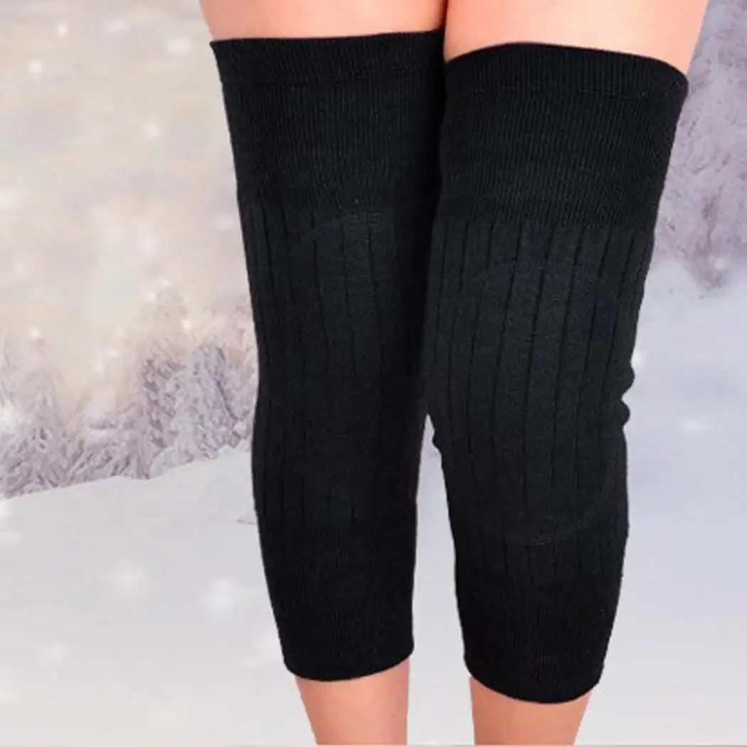 1 пара кашемировых теплых наколенников шерстяных для мужчин и женщин