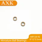 2021 Новый Mr128rs подшипник Abec-3 (10 шт.) 8*12*3,5 мм миниатюрный Mr128-2rs упорные шариковые подшипники Rs Mr128 2rs с оранжевым герметичный L-1280dd