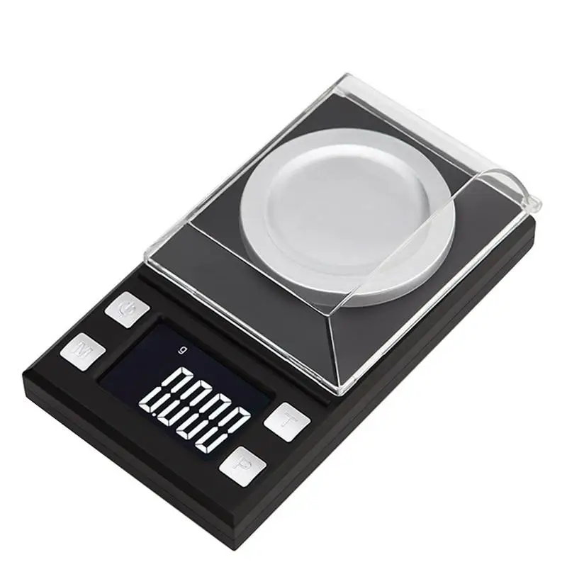 

Portable Mini Digital Scale 10g/20g/50g/100g/0.001g LCD Electronic Capacity Balance Diamond Jewelry High Precision Pocket Scale