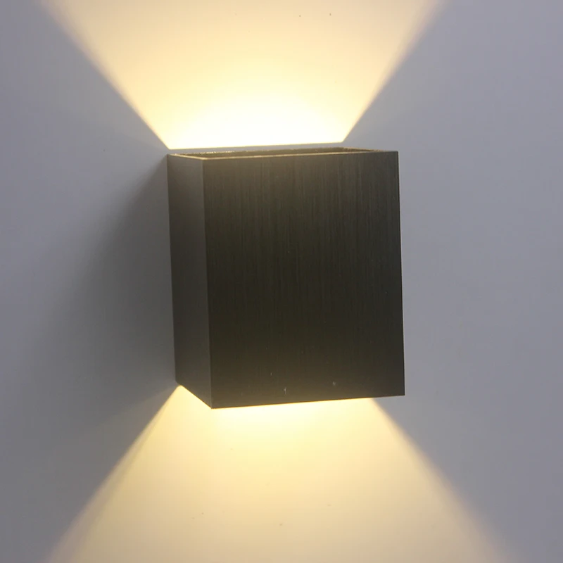 1 шт. 3 Вт LED Up and Dwon настенное бра Современный домашний ТВ фон Декор стены свет AC85 265V
