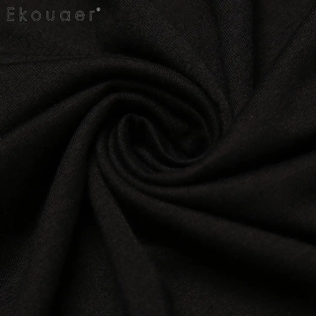 Ekouaer мужская длинная ночная рубашка с v образным вырезом и коротким рукавом