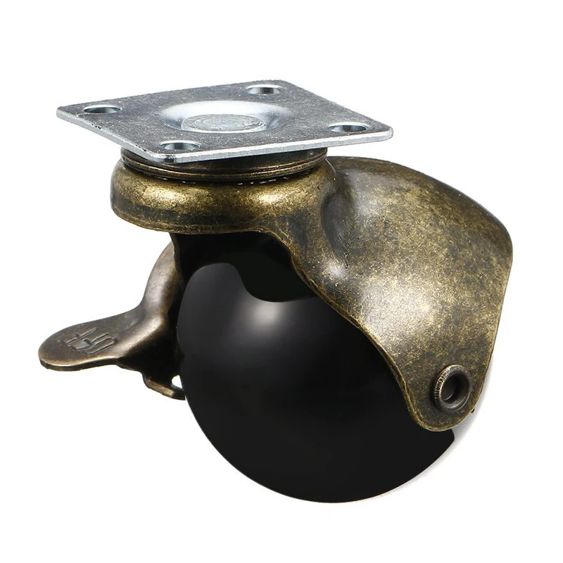 40mm 1.5-inch Wheel 360 Degree Swivel Plate Hooded Ball Shaped Brake Caster 8pcs | Обустройство дома