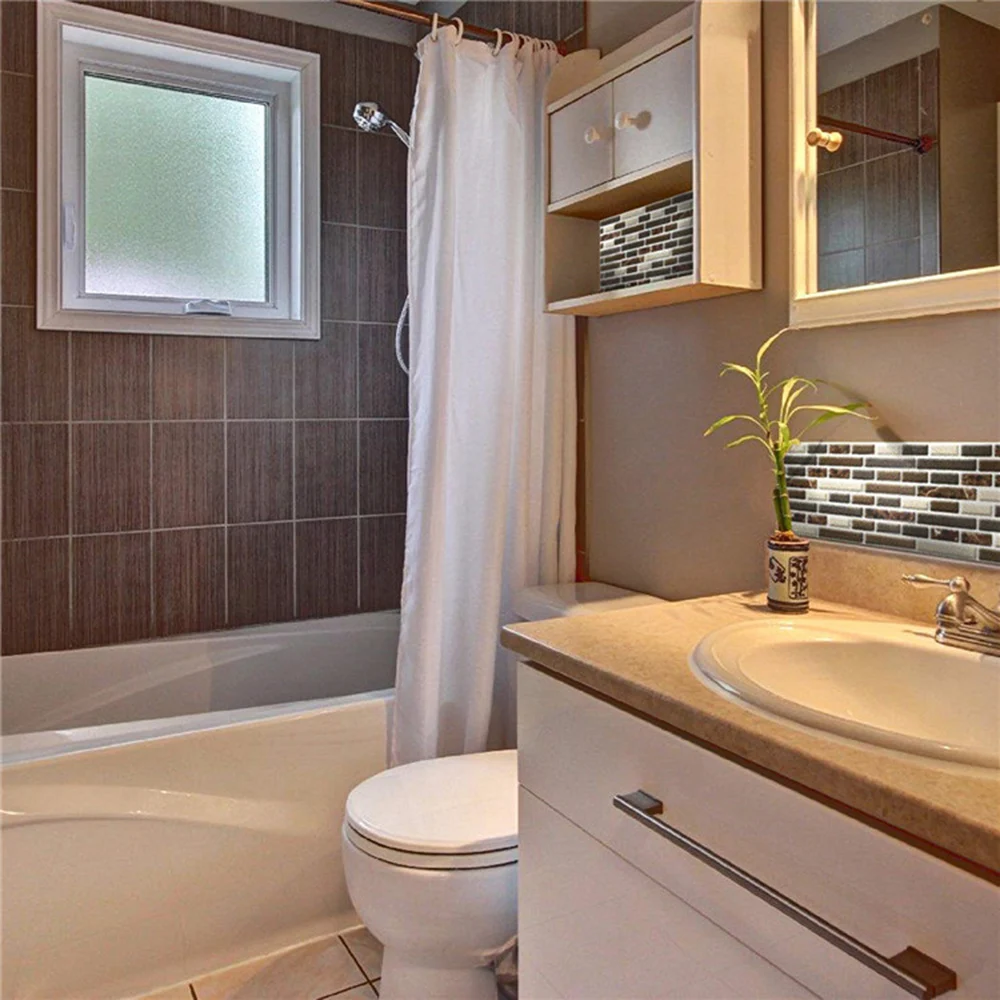 3D мраморная мозаика пилинг и палка настенная плитка самоклеящаяся Backsplash DIY Кухня
