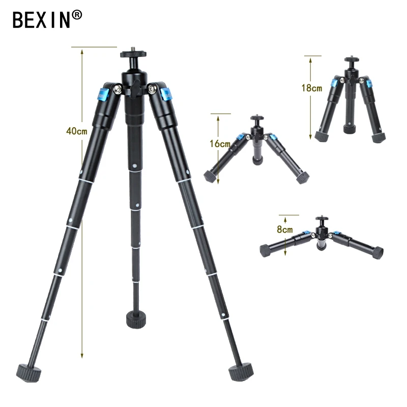 Профессиональный портативный настольный мини штатив BEXIN Ms15 из алюминиевого