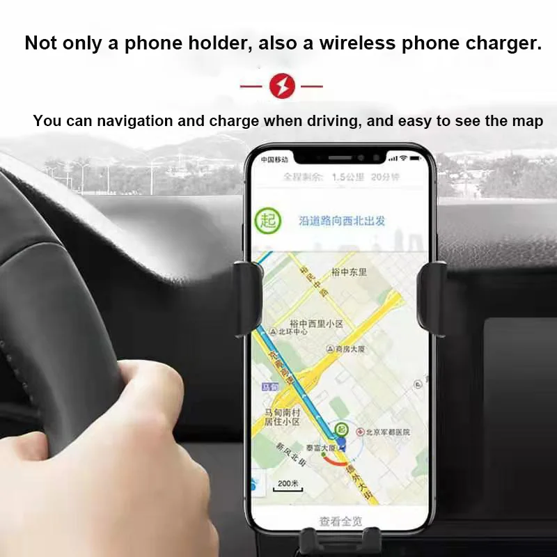 Беспроводное Автомобильное зарядное устройство держатель вентиляционного