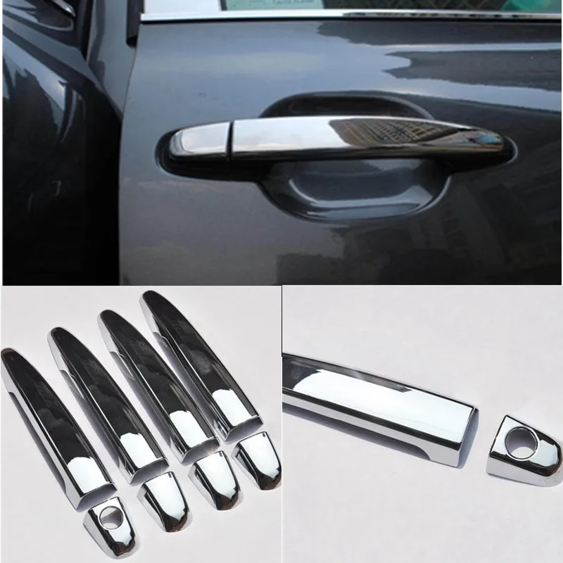 Хромированные дверные ручки крышки для Toyota Camry Highlander отделкой 4runner Sienna Avalon Tacoma Lexus