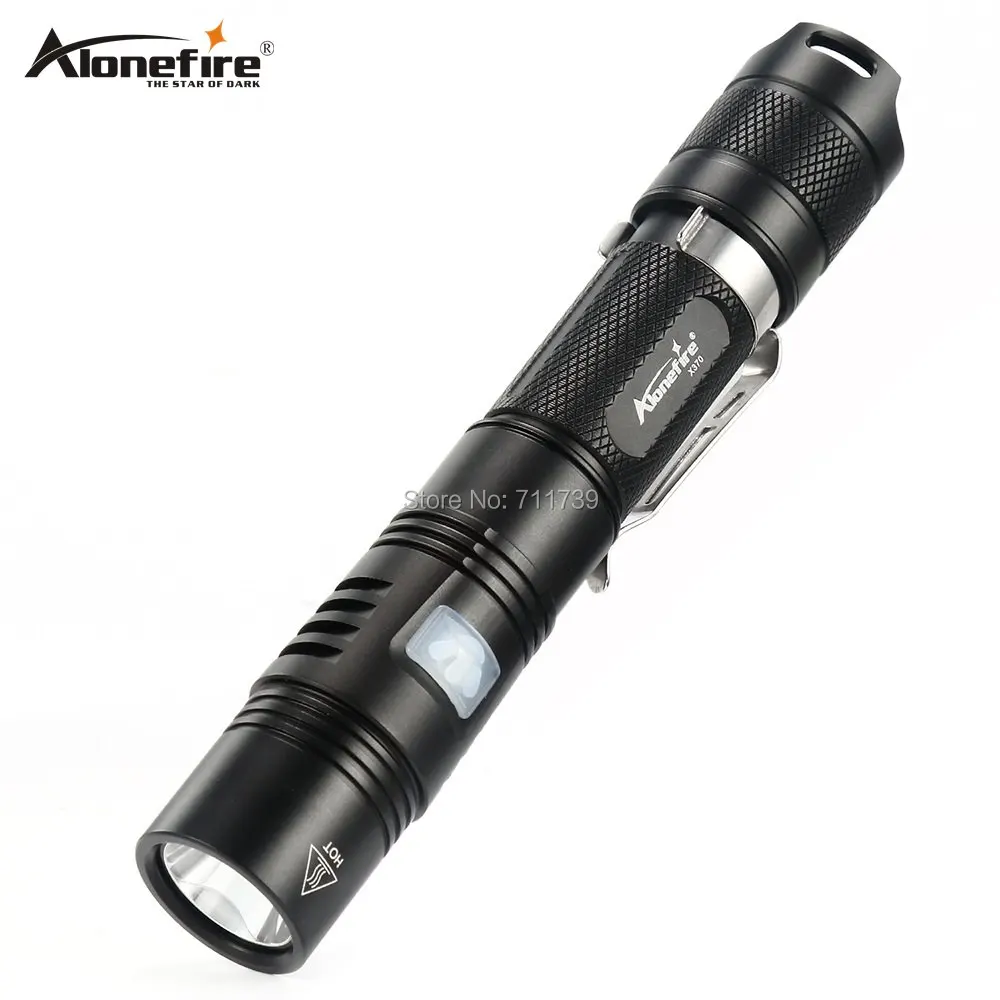 

AloneFire X370 Powerful Led Flashlight Cree XPL waterproof climbing Cave Exploration spotlight Ultra Bright led torch