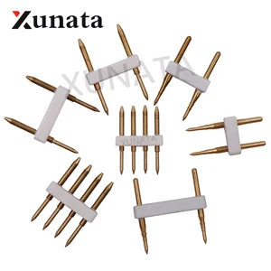 Одноцветный разъем RGB для светодиодных лент 110 В, 220 В, 5 шт., 2 контакта, 6 мм, 8 мм, 10 мм, 12 мм, 15 мм