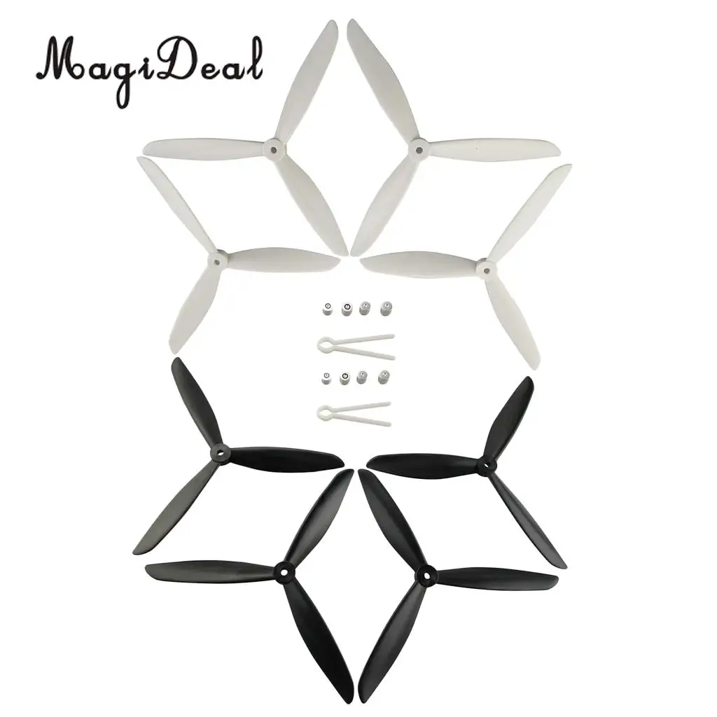 4 шт./лот пластиковые пропеллеры Prop для MJX B2 B2C B2W B3 Bugs 2w 2 3 Запчасти