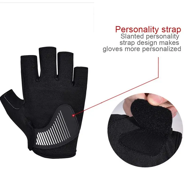 Высококачественные дышащие велосипедные перчатки с полупальцами стильные и
