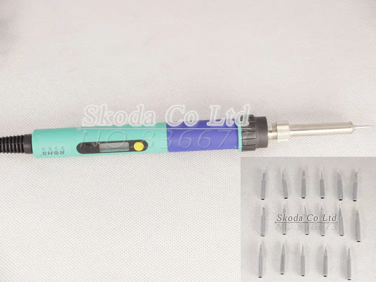 CXG 936d цифровой ЖК дисплей регулируемая температура паяльная станция паяльник + 17