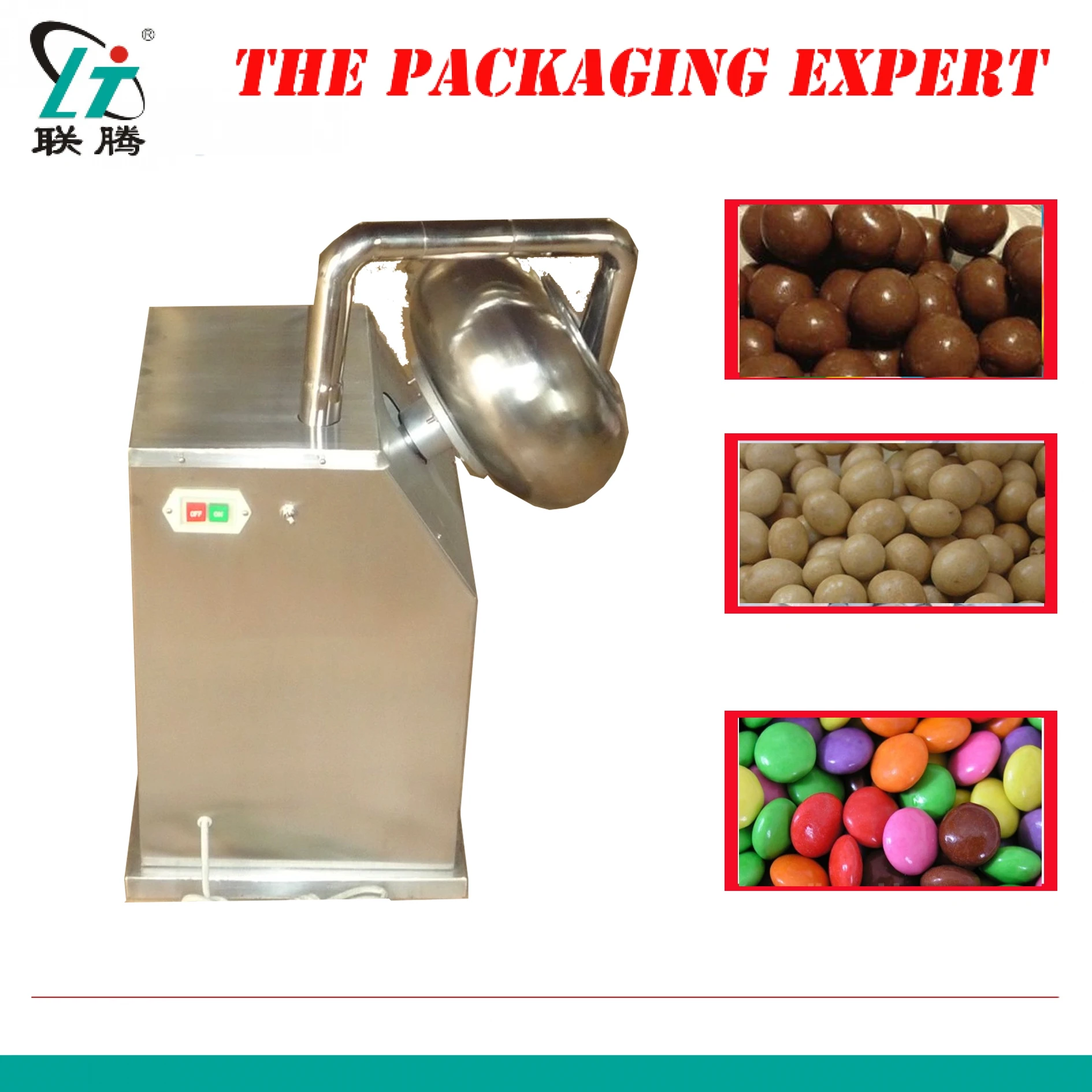 

BY-300 stainless steel 2kg tablet coating machine, chocolate coated machine, powder pill coating machine