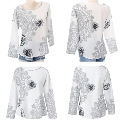 Женские Осенние футболки с длинным рукавом женские повседневные офисные