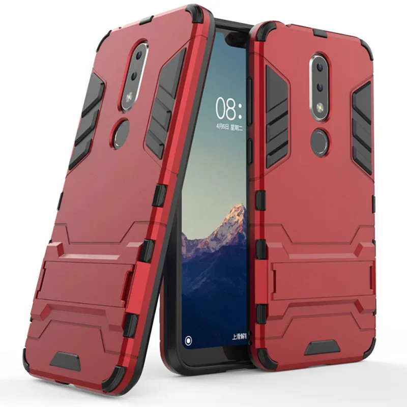 Чехол-подставка для Nokia 5 6 2018 7 8 9 X 2 1 роскошное кольцо броня противоударный чехол