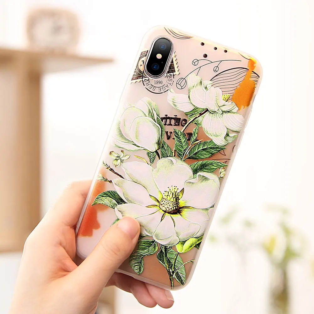 Чехол CASEIER Flower Girly для Huawei P30 P20 lite Mate 20 10 мягкий рельефный чехол телефона P10 Y7 Y9 Funda |