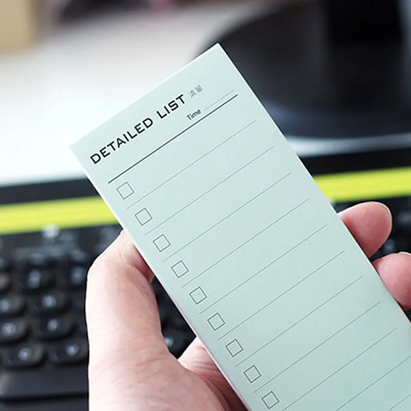 1Pc Daily Notes Index Label Notepad Week Month Plan Detailed Lists Scrapbooking Creative School Student Supply Cute | Канцтовары для