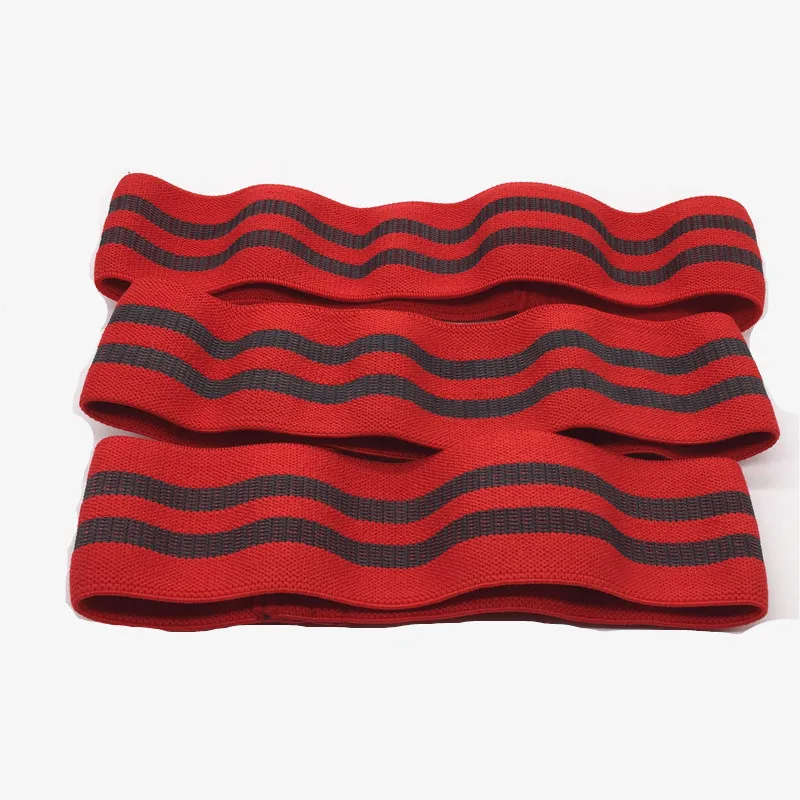 Cheap stock sale red cotton yoga exercise hip resistance circle band anti slip style | Спорт и развлечения