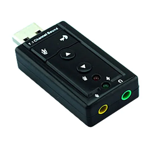 7 1 внешняя звуковая карта USB к разъему 3 5 мм аудио адаптер для наушников